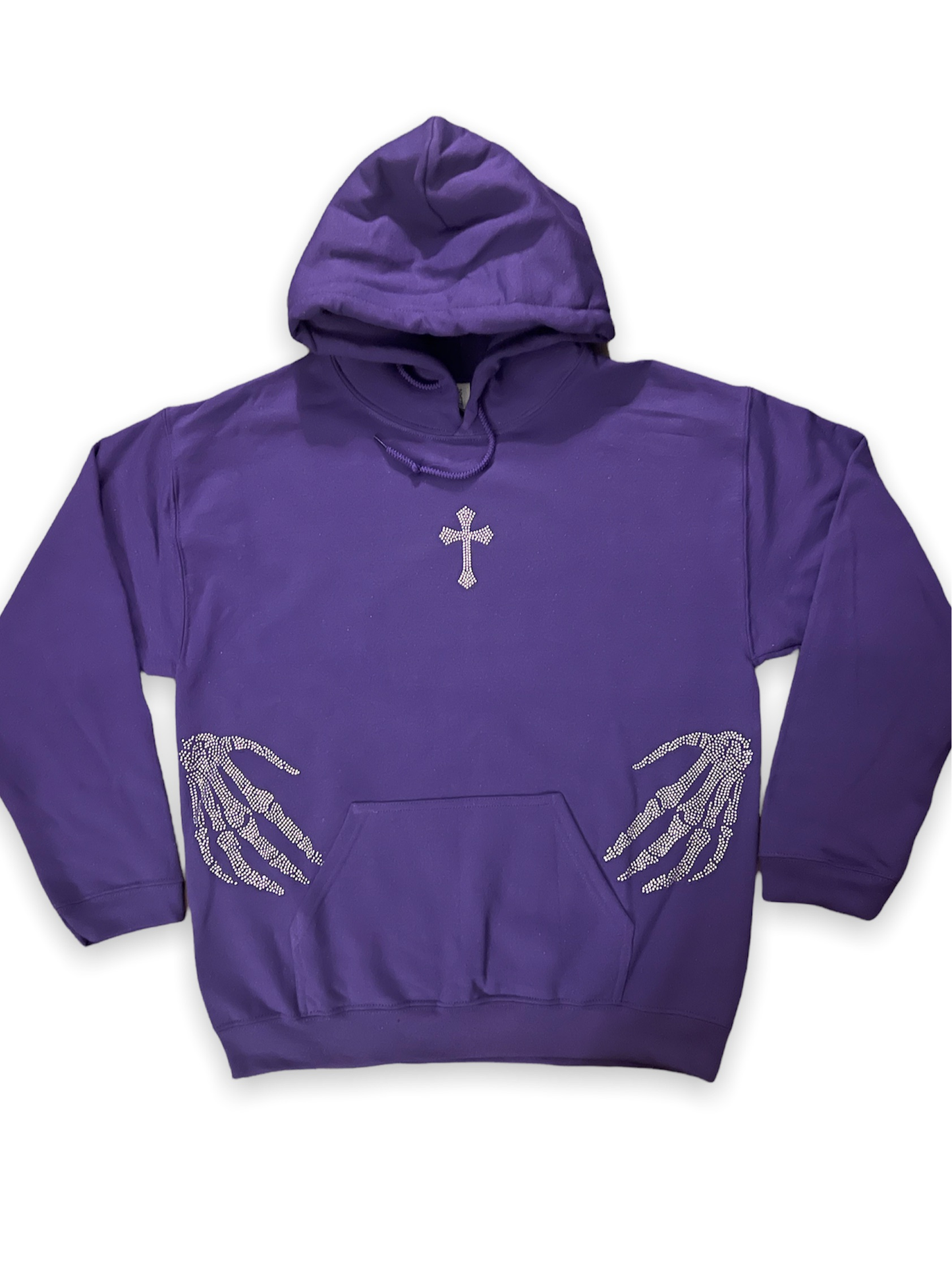 Rhinestones Skeleton Hoodie